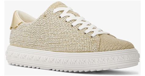 michael kors sparkly shoes|Michael Kors grove chain mesh.